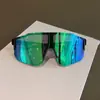 Nuevas Gafas de Sol Deportivas para Exteriores Ciclismo Cortavientos Parasol para Hombres y Mujeres Europeas y Americanas Gafas de Sol Coloridas Motocicleta Marco Grande Adelgazantes