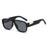 Gafas de sol estilo aviador transfronterizas europeas y americanas para hombres y mujeres, modernas y versátiles, gafas de sol para protección solar al aire libre