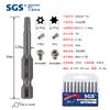 Fábrica de origen Acero aleado S2 magnético fuerte color natural patrón cabeza única sólida o con agujero cabeza de tornillo hexagonal tipo ciruela