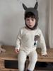 Ropa de Casa Cálida Ropa Infantil 2025 Ropa de Otoño e Invierno para Bebé Conjunto de Pijama de Oso para Niños
