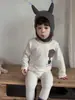 Ropa de Otoño/Invierno para Bebé 2026 Nuevo Estilo Ropa de Invierno Estilo Coreano Ropa Infantil Conjunto de Ropa para Casa para Niños Clase A
