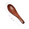 Cuchara de madera comercial mango largo cuchara para mezclar cuchara pequeña condimento alargada café nuez en polvo cuchara sopera miel cuchara para hielo cuchara de postre