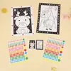 Nuevas Pegatinas Hechas a Mano para Niños, Pegatinas Creativas, Pegatinas Removibles, Pegatinas de Dibujos Animados Hechas a Mano