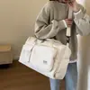 Bolsa de Viagem Portátil, Bolsa de Bagagem de Grande Capacidade, Bolsa Fitness com Separação Seca e Úmida, Compartimento Independente para Sapatos, Bolsa Dobrável para Armazenamento para Maternidade