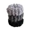 Elástico de Cabelo Donut de Lã Colorido, Feito à Mão, Engrossado, Alargado, Scrunchie de Alta Elasticidade, Corda de Cabelo para Rabo de Cavalo para Outono e Inverno