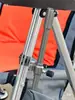 Nuevo Set de Tres Piezas de Accesorios para Silla de Pesca de Aleación de Aluminio-Magnesio: Soporte para caña de pescar, Estante para proteger peces, Estante con bandeja para señuelos, Universal para sillas de tipo Knight de estilo europeo