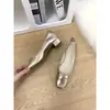 Zapatos de tacón medio plateados estilo francés para mujer, Primavera y Otoño 2026 Verano, Zapatos de noche delicados con lazo, Zapatos negros para el trabajo