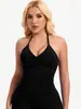 Camiseta sin mangas de fitness con cuello halter para yoga, top deportivo para exteriores