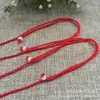 Directo de fábrica DIY cuerda para collar tejida a mano año de nacimiento rojo cordón nuevo colgante de cuentas de jade accesorios cuerda