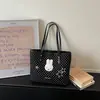 Bolso tote de gran capacidad para mujer, nuevo modelo de verano 2026, bolso de hombro casual texturizado, bolso de axila para el trabajo, bolso de mano de alta gama