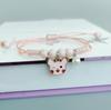 Pulsera Tejida a Mano de Conejo de Dibujos Animados Fresca y Linda para Parejas, Mejores Amigos, Estudiantes Universitarios, Linda Pulsera Regalo 72