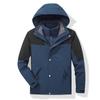 Chaqueta de estilo americano para mujer, chaqueta tres en uno para hombre, impermeable, cálida, con forro desmontable, dos piezas, ropa de trabajo, personalización