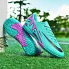 Zapatos de fútbol cross country para niños, niñas, adultos, adolescentes, estudiantes de primaria y secundaria, zapatos de entrenamiento, tachones largos, tachones cortos, zapatos deportivos de competición