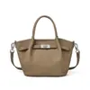 Bolsa de Cesta Pequeña de Cuero Genuino Tc Nueva Primavera 2026 para Mujer, Bolso de Mano Retro de Moda de Gama Alta, Bolso Cruzado para Viaje