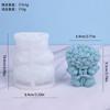 Molde de Silicona para Aromaterapia de Oso en Forma de Corazón para el Día de San Valentín, Molde para Decoración de Pastel de Yeso, Horneado de Resina