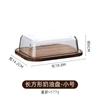 Caixa de Manteiga com Tampa de Vidro de Luxo Leve Caixa de Armazenamento de Manteiga Tampa para Queijo Sobremesa Caixa para Conservar Frescos na Cozinha Prato para Manteiga Lanches