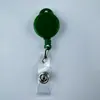 Fivela Retrátil de Cor Sólida 25mm, Porta-Crachá Retrátil, Fivela para Cordão, Fivela para Fita, Armazenamento Portátil para Porta-Cartões