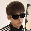 2025 Nuevo Estilo Guapo Retro Marco Pequeño Gafas de Sol para Hombre Estilo Coreano Marco Cuadrado Gafas de Sol Anti-UV Tendencia para Mujer