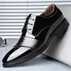 Zapatos de hombre Woodpecker, calzado formal de negocios, zapatos de cuero genuino para aumentar la altura de los hombres, zapatos de boda de estilo británico para novio, zapatos de moda
