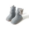 25 Modelos Nuevos de Zapatos y Calcetines para Bebé de Piso con Suelas Suaves, de Caña Media Antideslizantes Estilo Coreano Lindos Dibujos Animados Calcetines y Zapatos para Caminar de Bebé