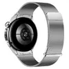 Compatível com pulseira de aço azul Huawei Watch 5m 06-linha duas seções Milanesa dupla magnética Watch5 pulseira de botão de pressão