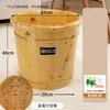 Bacia para Banho de Pés com Roda de Madeira de Cipreste, Balde de Madeira para Banho de Pés, Balde Doméstico, Balde para Banho de Pés Acima do Joelho, Bacia para Banho de Pés com Massagem de Pontos de Acupuntura Espessada