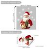 Vários Tipos de Gnomo Papai Noel Elfo de Natal Azul Adesivos Decorativos para Janela Decorações de Feriado Adesivos Eletrostáticos Dupla Face
