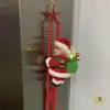 Brinquedo Elétrico do Papai Noel que Sobe em Contas e Escadas, Papai Noel Subindo pela Chaminé, Presente de Natal Criativo