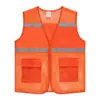 Chaleco Reflectante Personalizado Ropa de Trabajo con Logo Impreso para Ciclismo Nocturno al Aire Libre Seguridad Vial Ropa de Trabajo Chaleco de Conducción Jinete