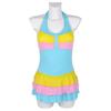 Traje de Baño Nuevo de Fábrica para Mujer Conservador Adelgazante para Mujer Talla Grande de Una Pieza Deportivo Bóxer 1592