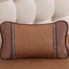 Colchoneta de Verano Fresca Funda de Almohada Funda de Almohada para Adultos Funda de Almohada de Esterilla de Ratán Funda de Almohada Núcleo de Almohada Funda de Almohada Fresca Individual Dos Pares