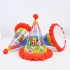 Fábrica por atacado chapéu de aniversário fofo bola adulto crianças bebê festa vestir suprimentos bolo de aniversário chapéu 20 cm