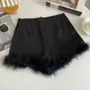Pantalones Cortos de Pierna Ancha con Flecos Adelgazantes de Cintura Alta, Estilo Chica Trendy y Picante, Pantalones tipo Bota para Mujer, Nueva Colección Otoño/Invierno 2026