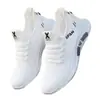 Zapatos Deportivos Blancos de Malla Transpirable Estilo Nuevo de Verano Estilo Coreano Ligeros Casuales Suela Suave Antideslizantes y Antiolor Zapatos para Correr