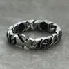 Pulsera Popular de Acero de Titanio con Cruz para Hombre, Transfronteriza Europea y Americana Más Vendida, Hip-Hop Elegante, Versátil, Moderna y Dominante