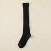 Calcetines hasta la pantorrilla para mujer primavera y otoño calcetines de felpa algodón calcetines hasta media pantorrilla presión adelgazante blanco y negro medias de otoño para mujer jk