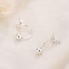 Llegada Nueva 2024 Aretes de Mariposa con Diamantes Tendencia Ins Cuentas de Rosca Perforación Cartílago Aretes Gancho de Oreja Danzante Elegante Circonita
