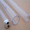 Fabricante de Tubos de PC de Zhejiang Fornece Tubo Redondo de Plástico PC Leitoso Branco Difusor de Luz Fluorescente T8 Extrudado Sem Manchas Pretas com Alta Transparência