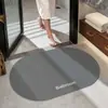 Alfombrilla de Baño Dajiang Seleccionada Cuidadosamente, Simple, Súper Absorbente, Suave, de Tierra de Diatomeas, Antideslizante, Alfombrilla para Pies de Alfombra Resistente a Manchas