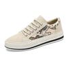 Zapatos para Hombre Estilo Chino de Moda Cordón Tejido de Paja Pana Deportivos Casual Planos Nuevos Zapatillas de Tela para Hombre de Caña Baja Zapatos de Moda