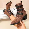 Otoño 2026 Nuevo Llegado Comercio Exterior Tallas Grandes Ropa Exterior Casual Cómoda Moda Estilo Europeo Americano Botas con Cordones Talla Única