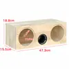 Altavoces de audio para coche de 4 pulgadas 5 pulgadas 6.5 pulgadas 8 pulgadas caja vacía para altavoz caja de madera maciza de dos vías caja de madera para altavoz de casa