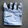 Guantes mecánicos de trabajo de lona de doble capa de 24 líneas totalmente forrados resistentes al desgaste engrosados lote directo de fábrica equipo de protección para protección laboral