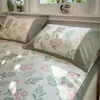 Fundas de almohada de seda helada de verano, un par de fundas de almohada para niños, paquete individual 48X74cm, funda interior para núcleo de almohada de ratán helado para el hogar