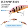 Señuelo Minnow Hundido 8cm 11g Agua Dulce Lubina Señuelo Artificial Pesca Señuelo Plástico Duro Biónico Equipo de Pesca en Stock Transfronterizo