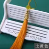 Borla Larga con Cuentas Flecos Traje Antiguo Accesorio Hanfu Borla Colgante Colgante de Borla Guqin Fábrica