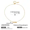 Jieding Accesorios de Collar de Zirconia Móvil de Acero Inoxidable Europeo y Americano Cadena de Suéter para Mujer Otoño e Invierno Joyería Popular Transfronteriza de Acero de Titanio