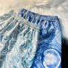 Shorts Florales de Seda de Hielo para Hombre Verano Delgados Sueltos Vacaciones de Playa Americano High Street Pantalones Cinco Puntos Modernos Frescos
