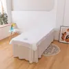 Algodón salón de belleza especial engrosado algodón puro sábana para camilla de belleza masaje terapia corporal con agujero sábana de satén sábana