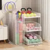 Cesta de almacenamiento para colchonetas de yoga, cesta de almacenamiento para equipo deportivo, soporte para raquetas de bádminton, estante de almacenamiento de juguetes, estante estrecho para equipo de fitness